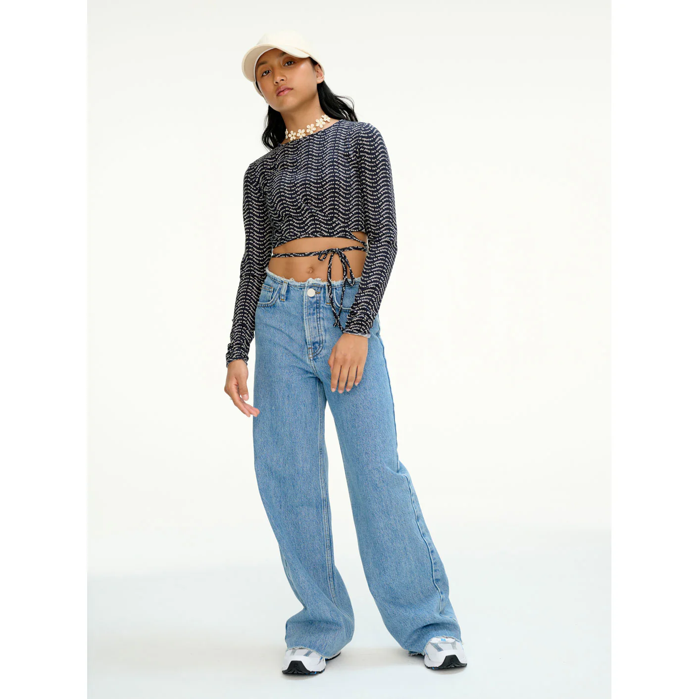 Les Coyotes De Paris Logo Wave Printed Top - Image 3