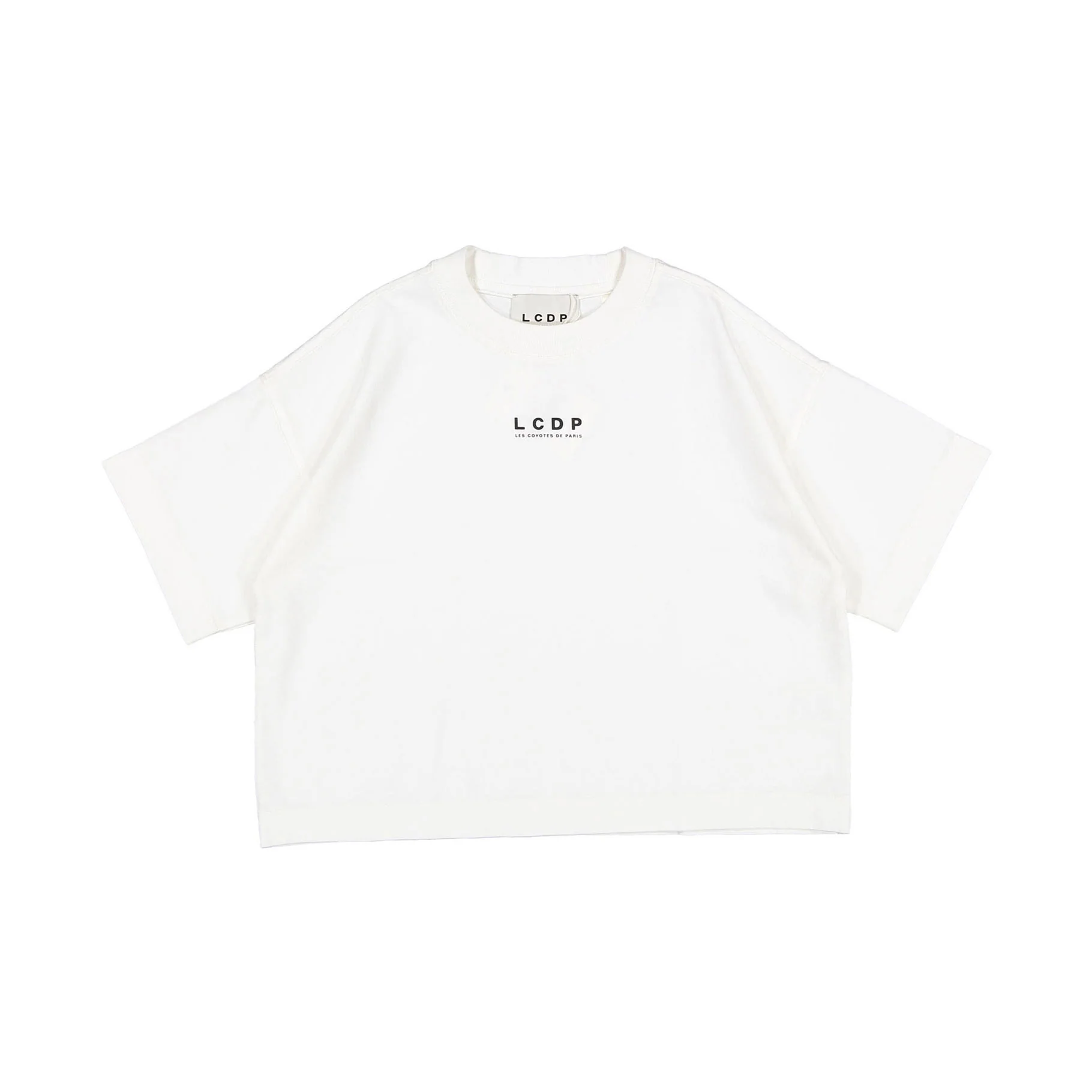 Les Coyotes De Paris Off White Oversized Logo T-Shirt