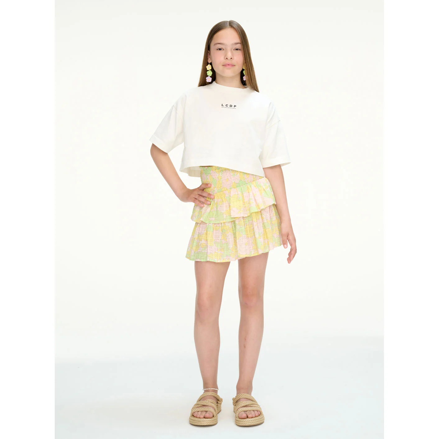 Les Coyotes De Paris Off White Oversized Logo T-Shirt - Image 2