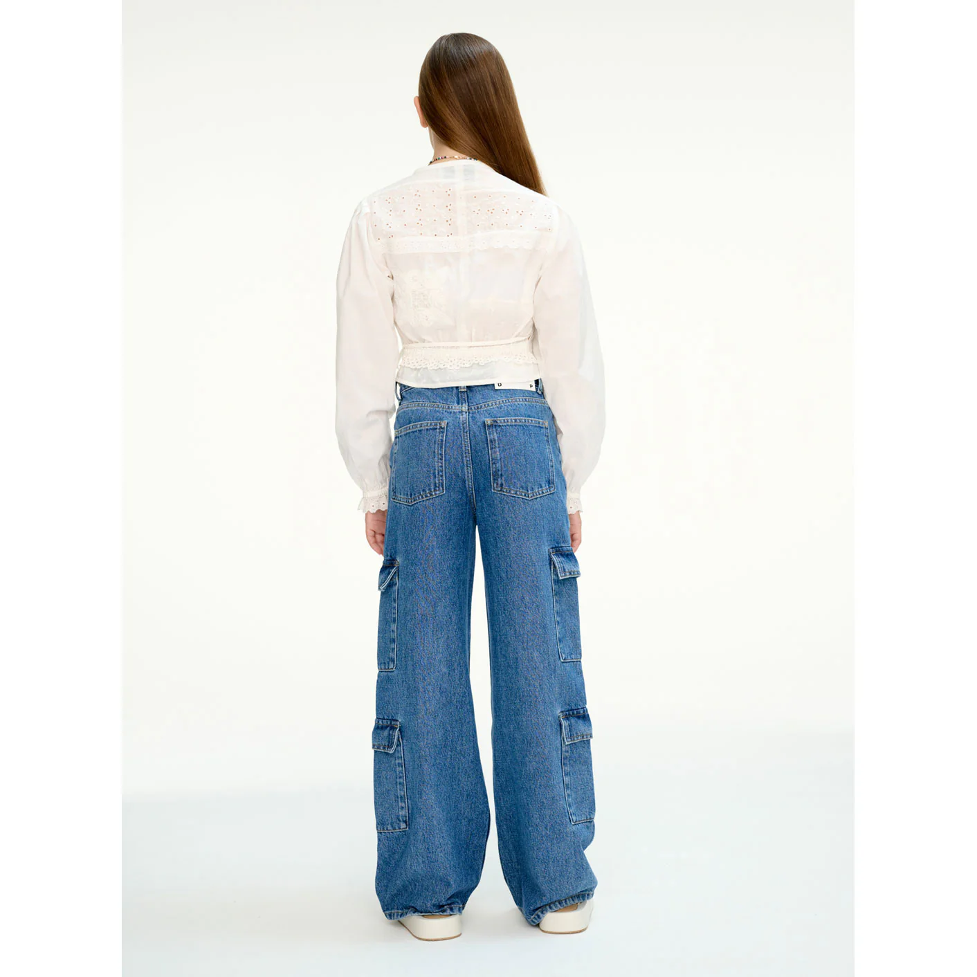 Les Coyotes De Paris Off White Romantic Wrap Top - Image 5