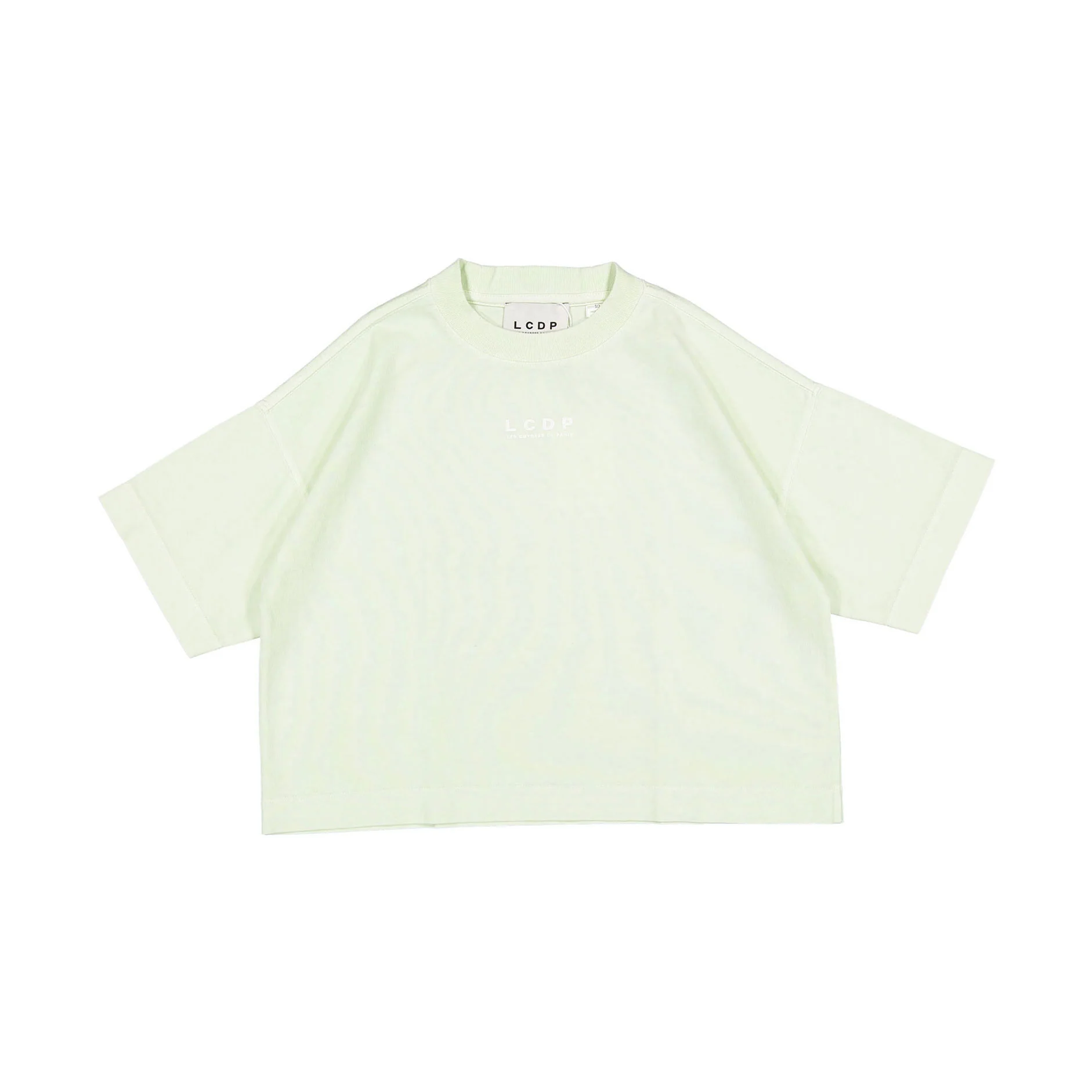 Les Coyotes De Paris Pistachio Oversized Garment-Dye Logo T-Shirt