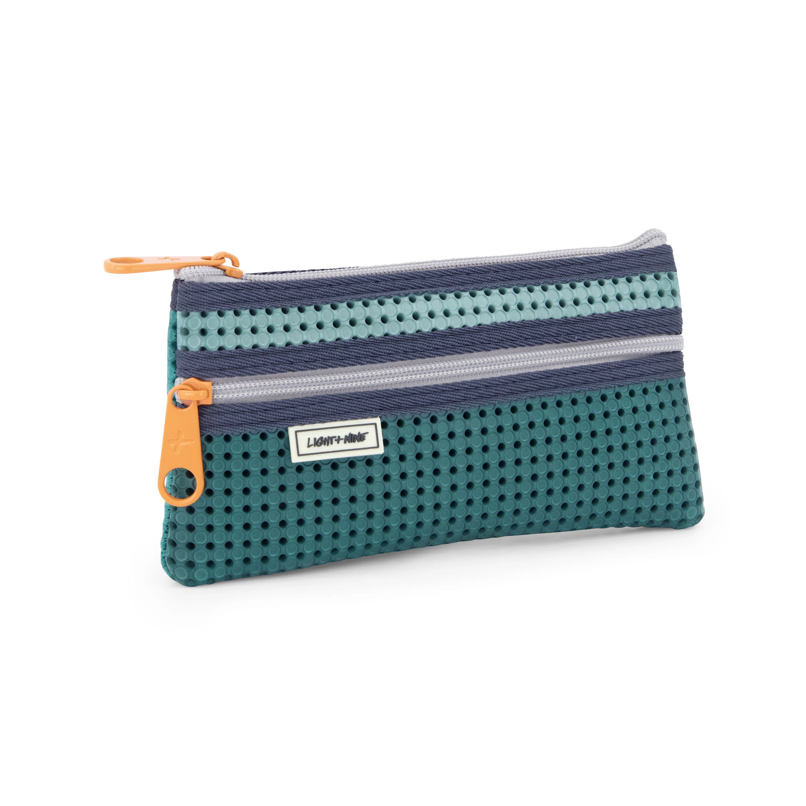 Light + Nine Flat Pencil Pouch Multi Green - Image 3