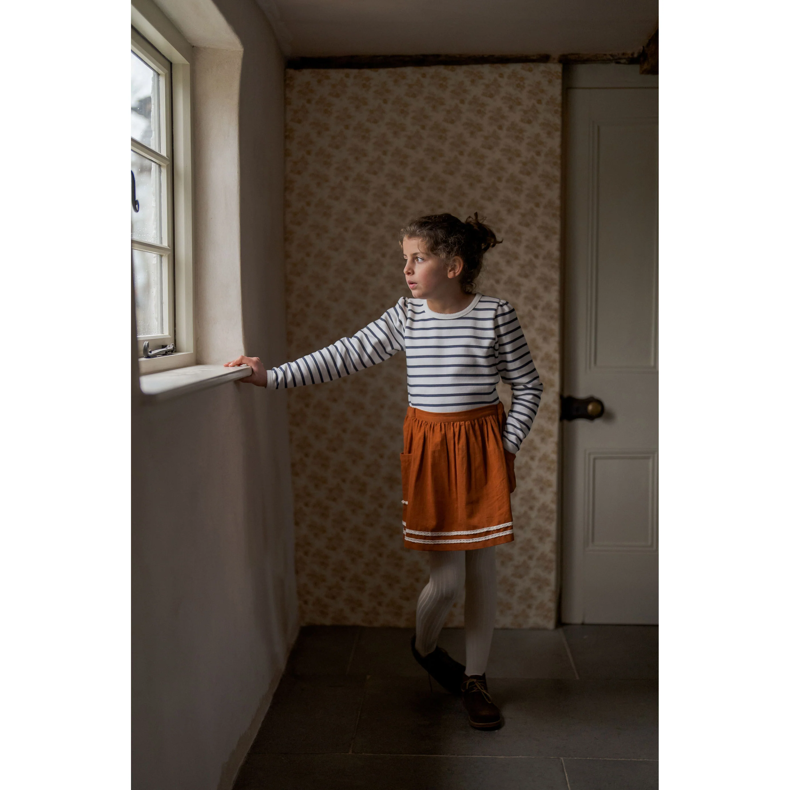 Little Cotton Clothes Blue Striped Jersey Tee - Image 2