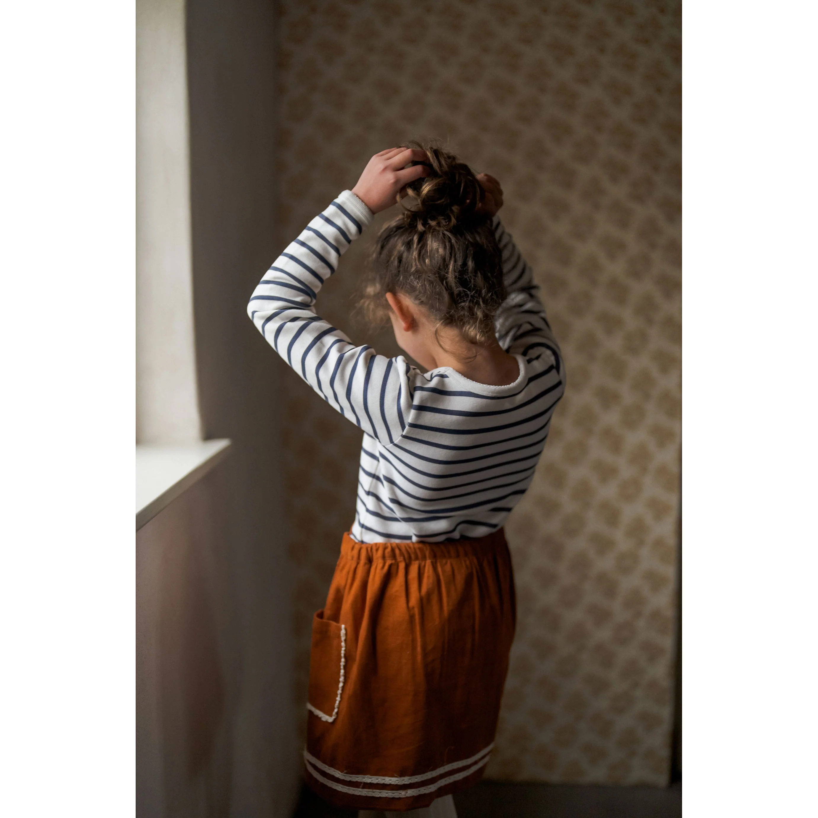 Little Cotton Clothes Blue Striped Jersey Tee - Image 3