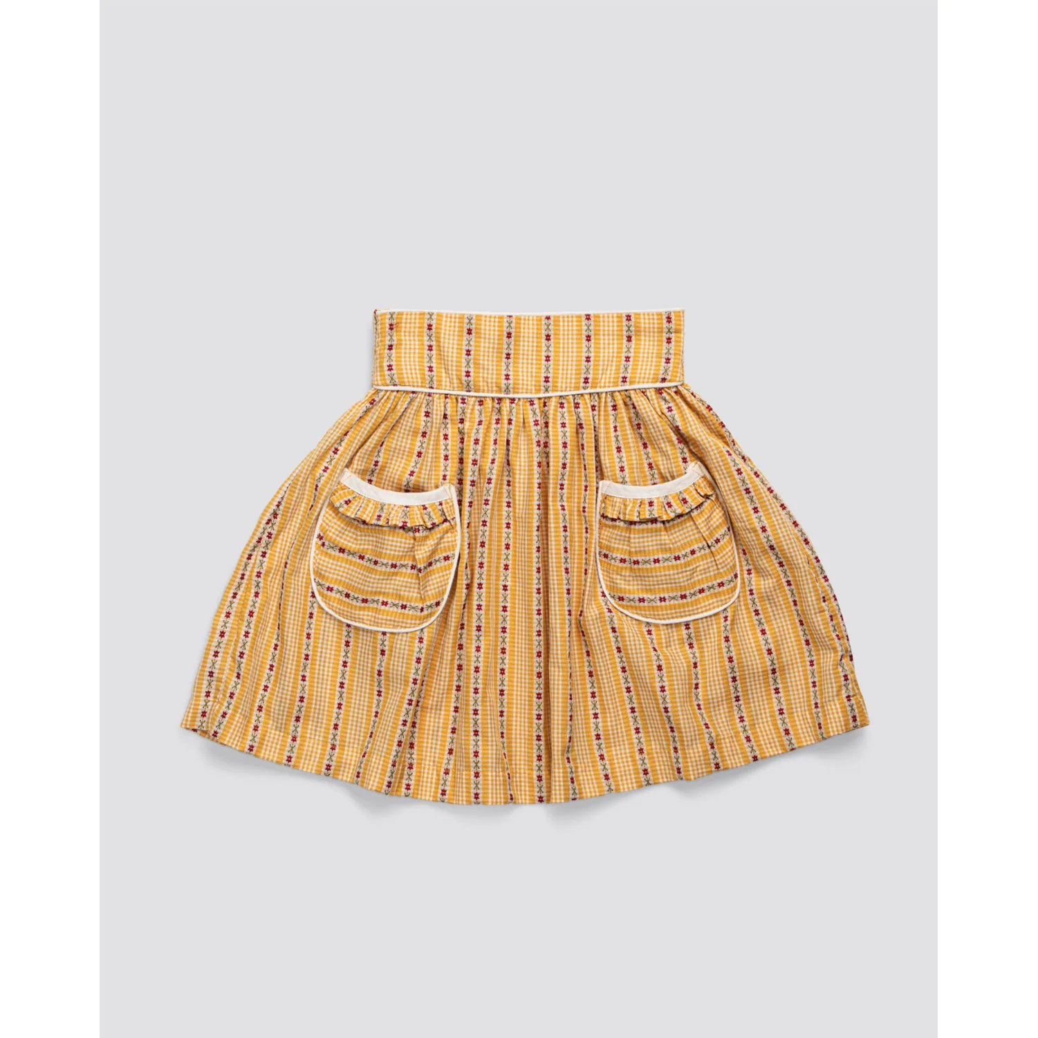 Little Cotton Clothes Buttercup Floral Birdie Skirt