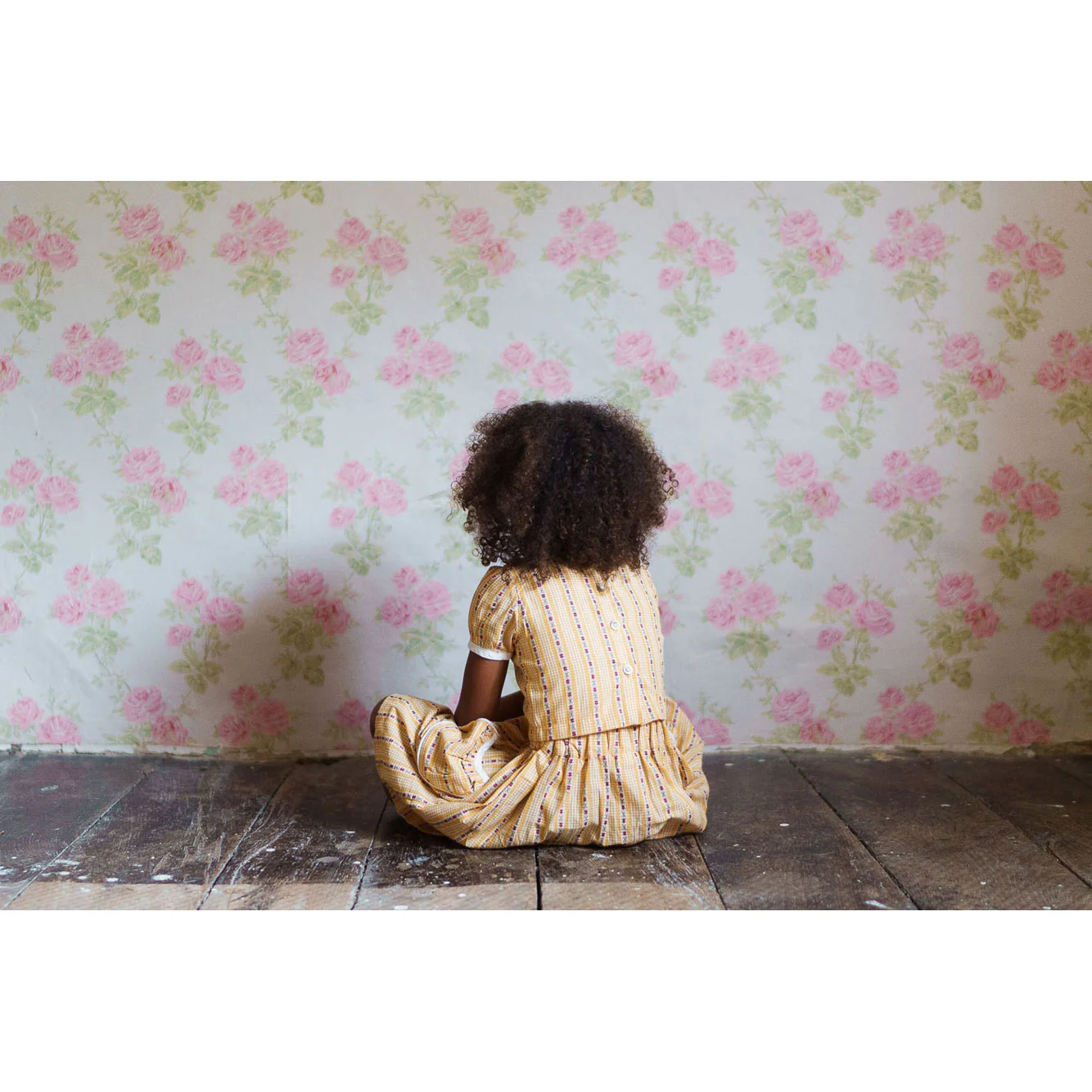 Little Cotton Clothes Buttercup Floral Birdie Skirt - Image 3