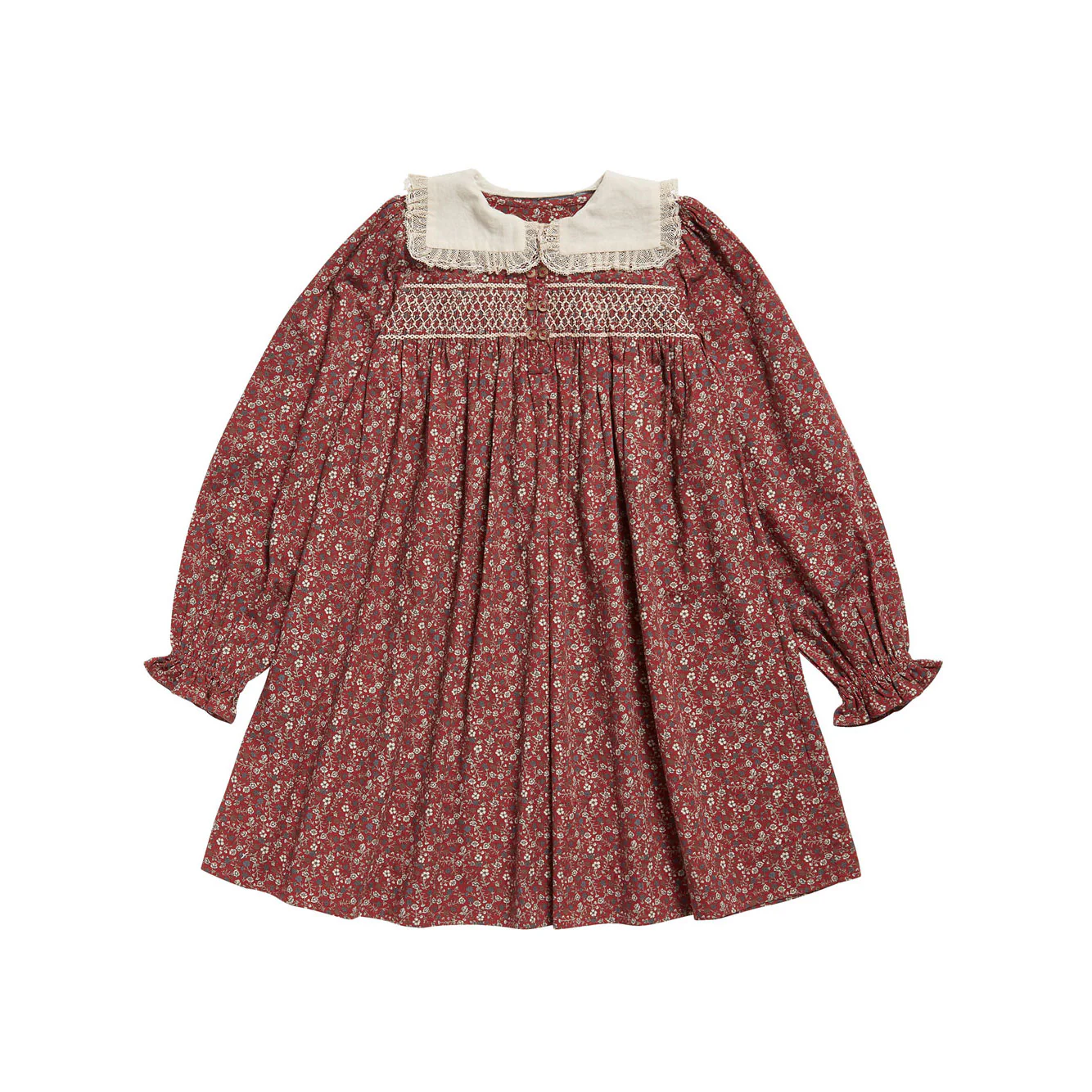 Little Cotton Clothes Clove Floral Jasmine Dress