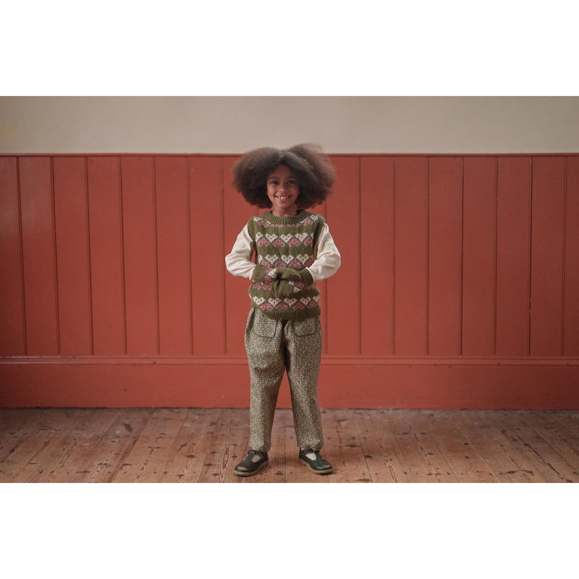 Little Cotton Clothes Combe Floral Charlotte Trousers - Image 2