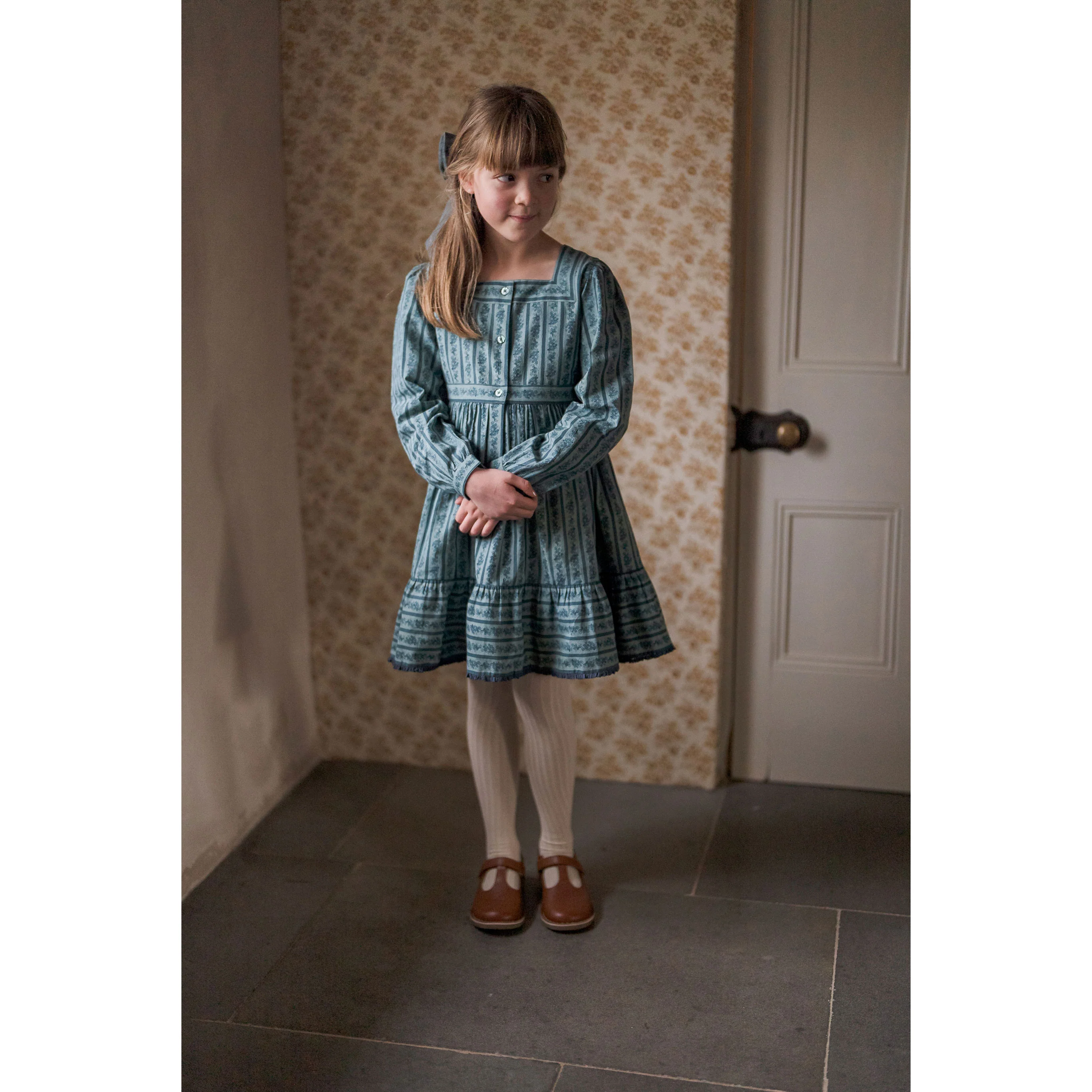 Little Cotton Clothes Garland Floral Ruth Dress - Image 2