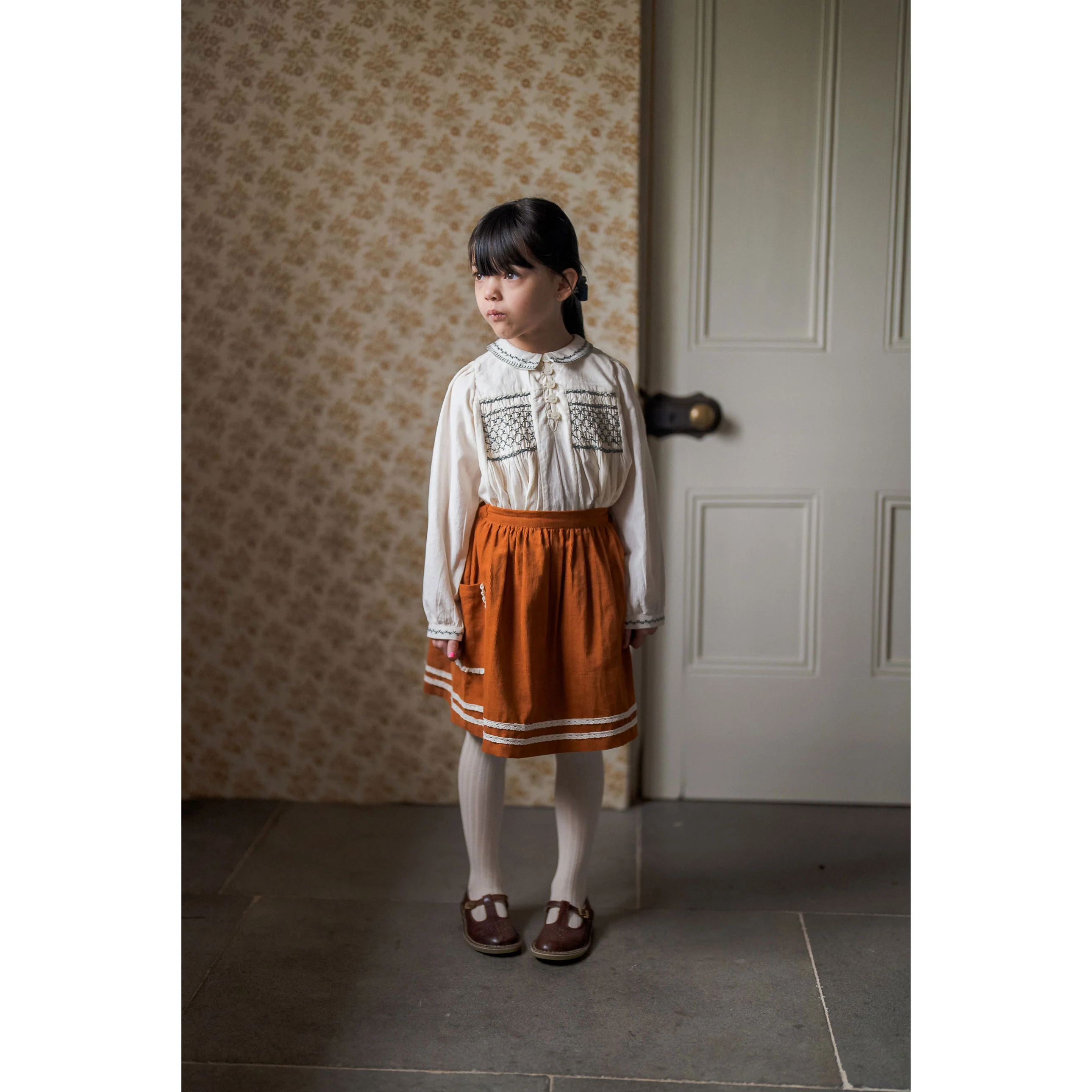 Little Cotton Clothes Gracie Smocked Blouse - Image 2