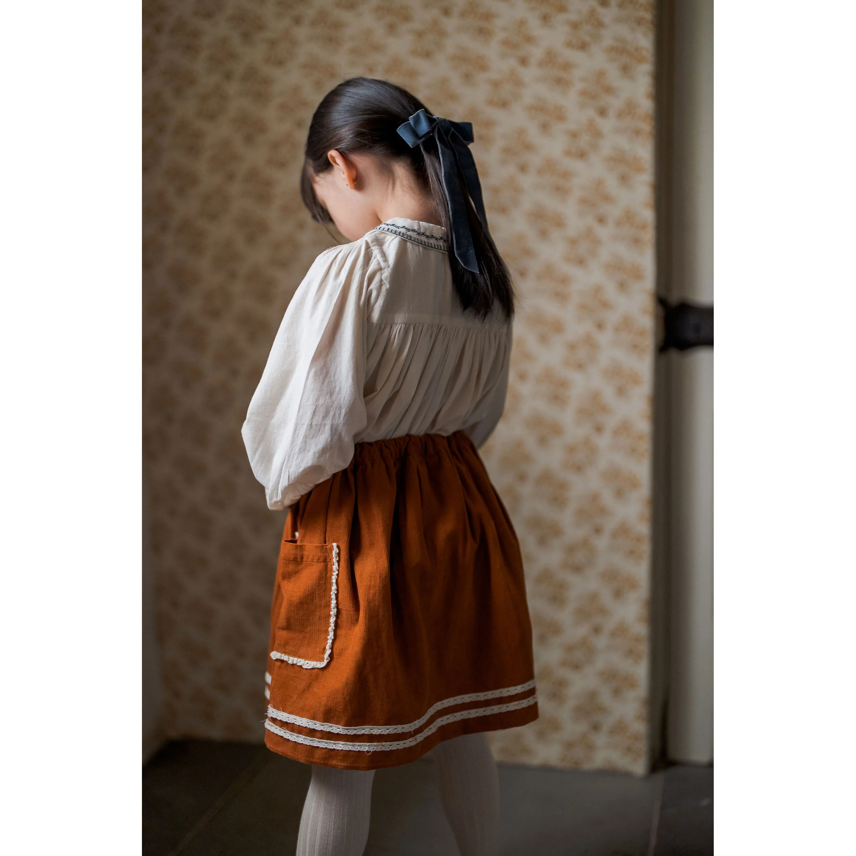 Little Cotton Clothes Gracie Smocked Blouse - Image 4