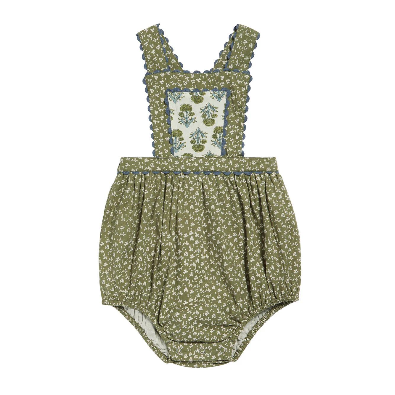 Little Cotton Clothes Hawthorn Floral Dhalia Romper