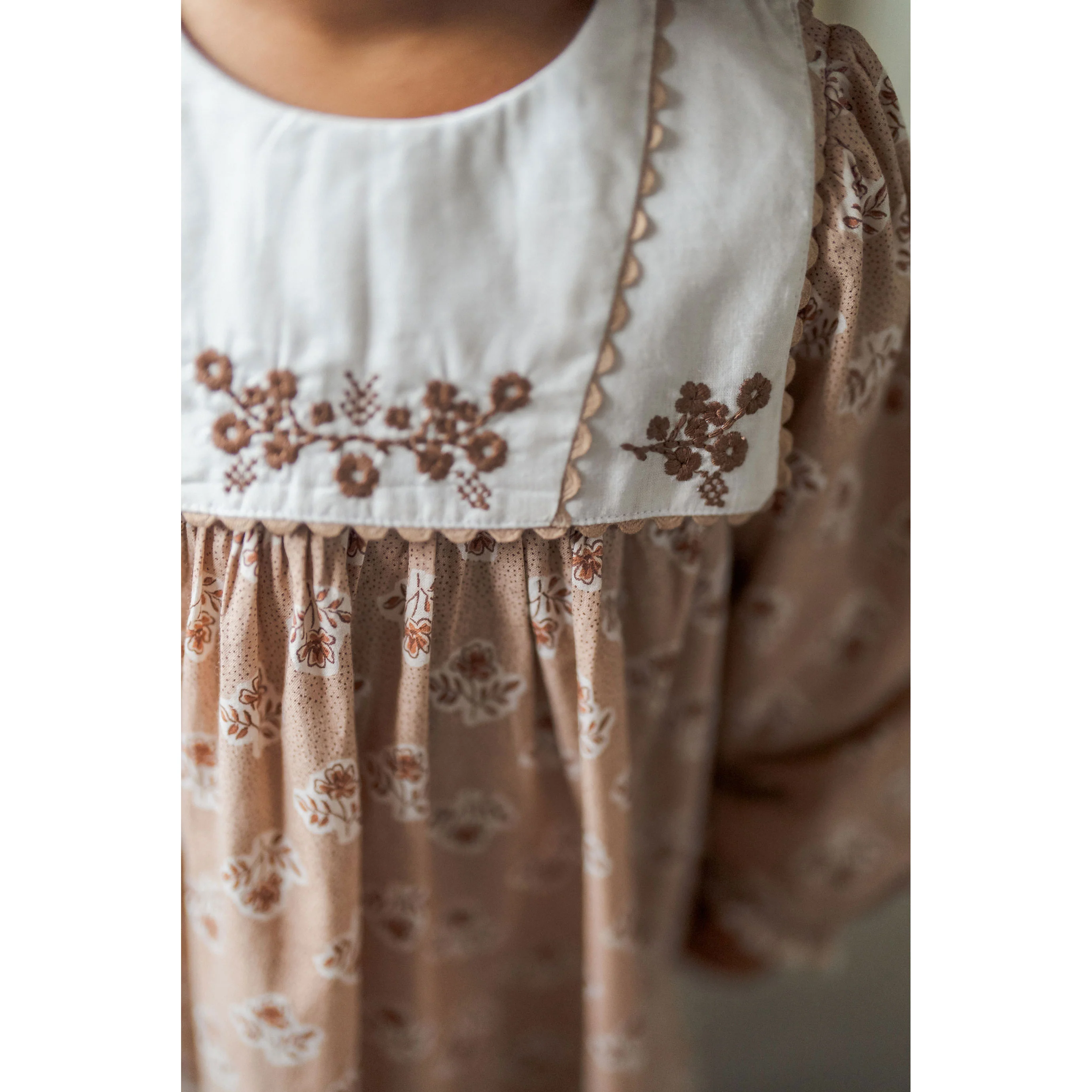 Little Cotton Clothes Hollyhock Floral Della Dress - Image 3