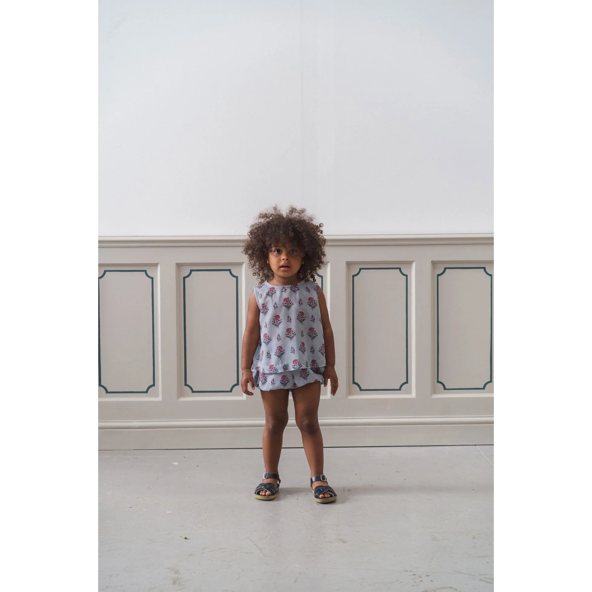 Little Cotton Clothes Juniper Floral Organic Hannah Blouse - Image 2