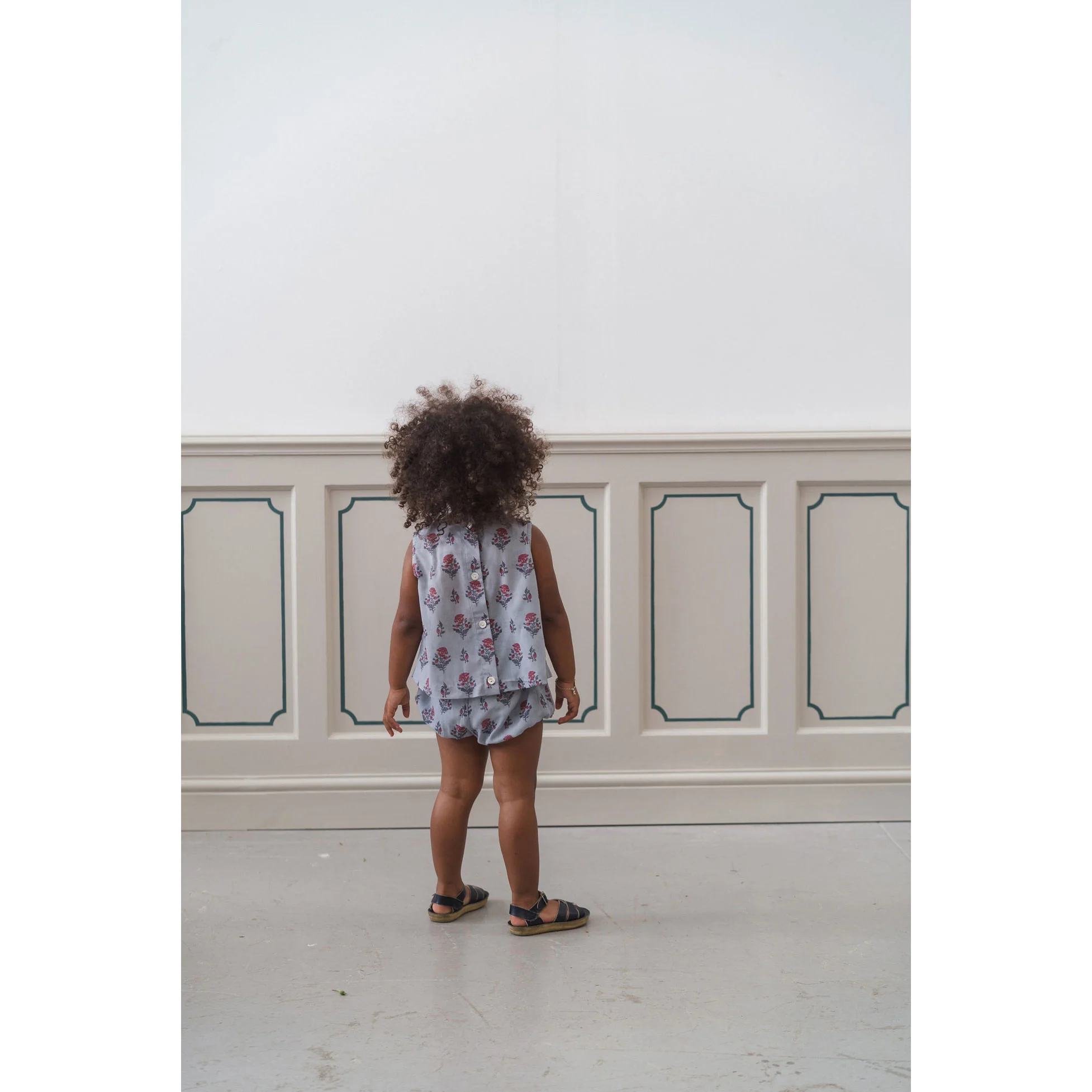 Little Cotton Clothes Juniper Floral Organic Hannah Blouse - Image 3