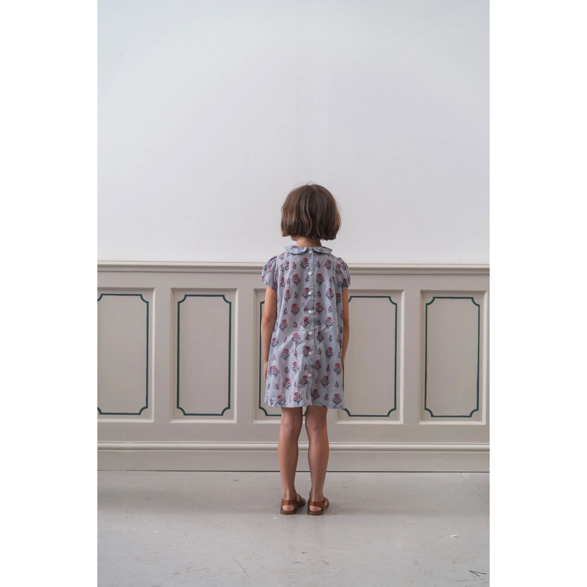 Little Cotton Clothes Juniper Floral Organic Mimi Dress - Image 4
