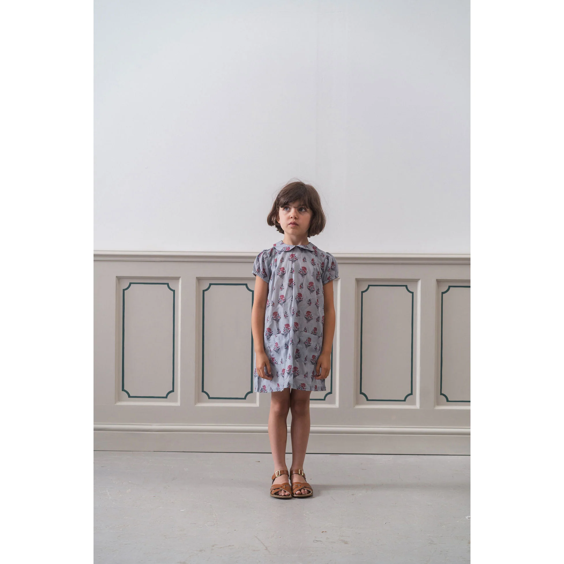 Little Cotton Clothes Juniper Floral Organic Mimi Dress - Image 5