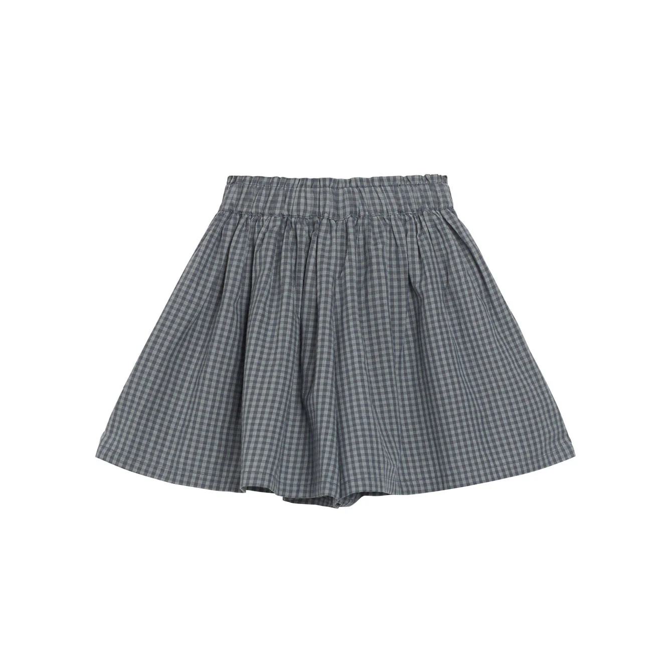 Little Cotton Clothes Little Blue Check Organic Coco Culottes