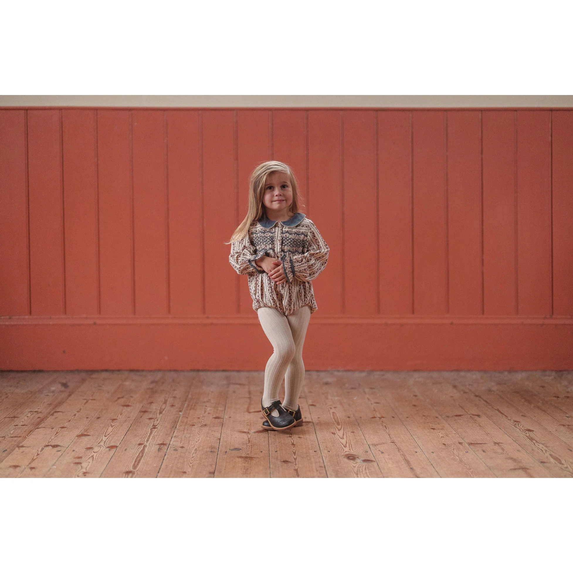 Little Cotton Clothes Mallory Floral Emille Romper - Image 3