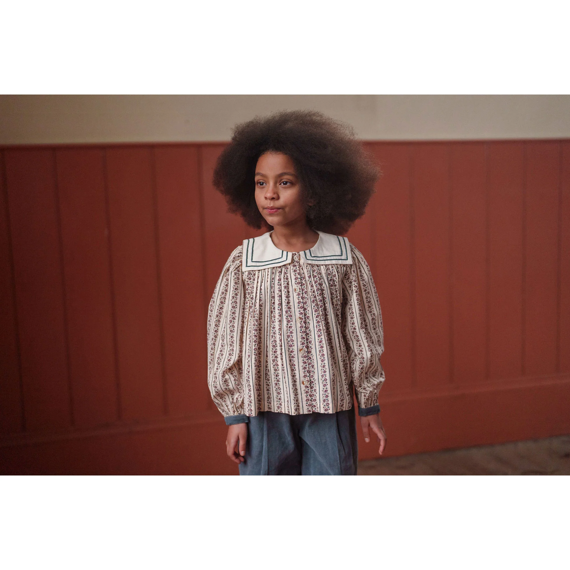 Little Cotton Clothes Mallory Floral Petra Blouse - Image 2