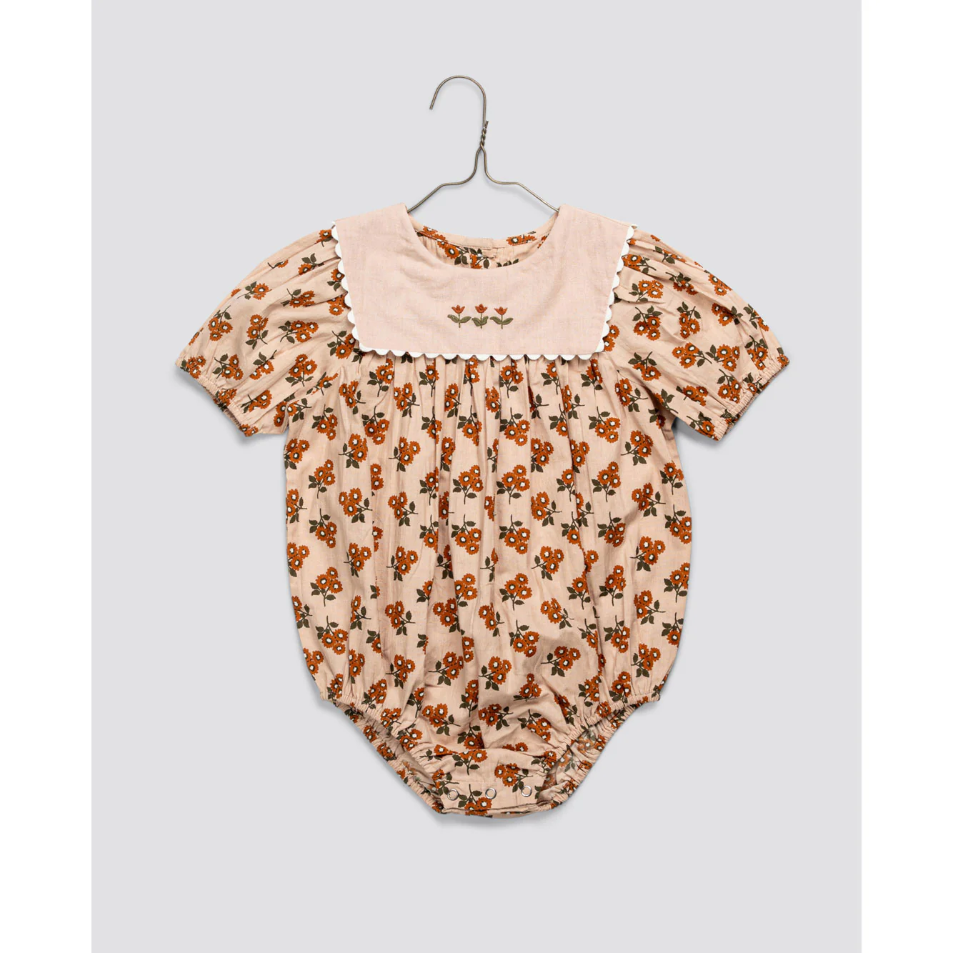Little Cotton Clothes Marigold Floral Ivy Romper