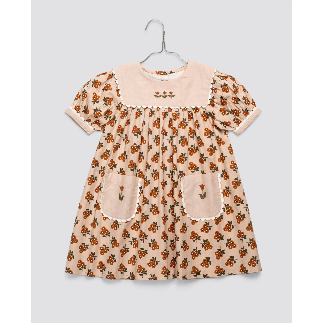 Little Cotton Clothes Marigold Floral Winnie Dress
