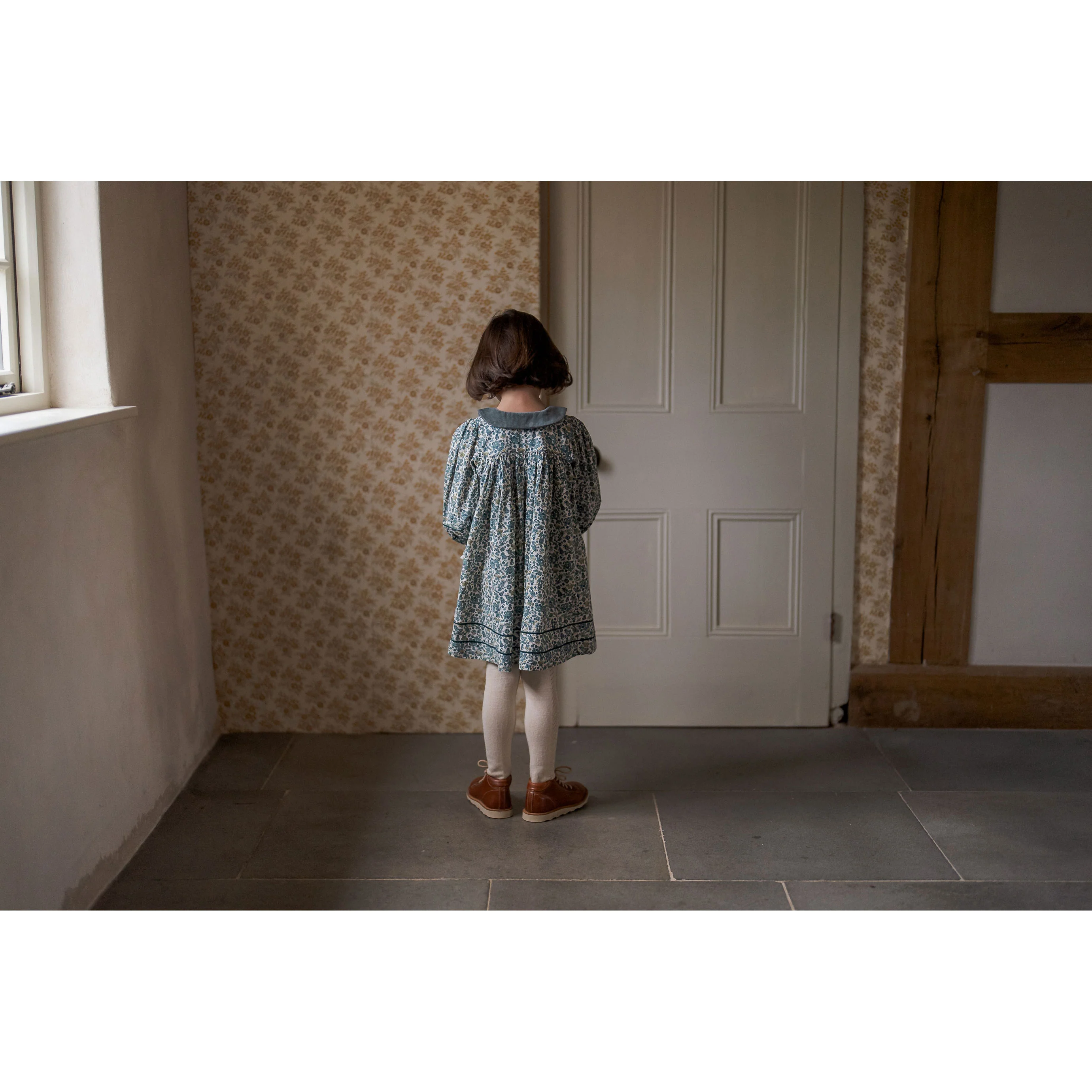 Little Cotton Clothes Midwinter Floral Tessa Dress - Image 4