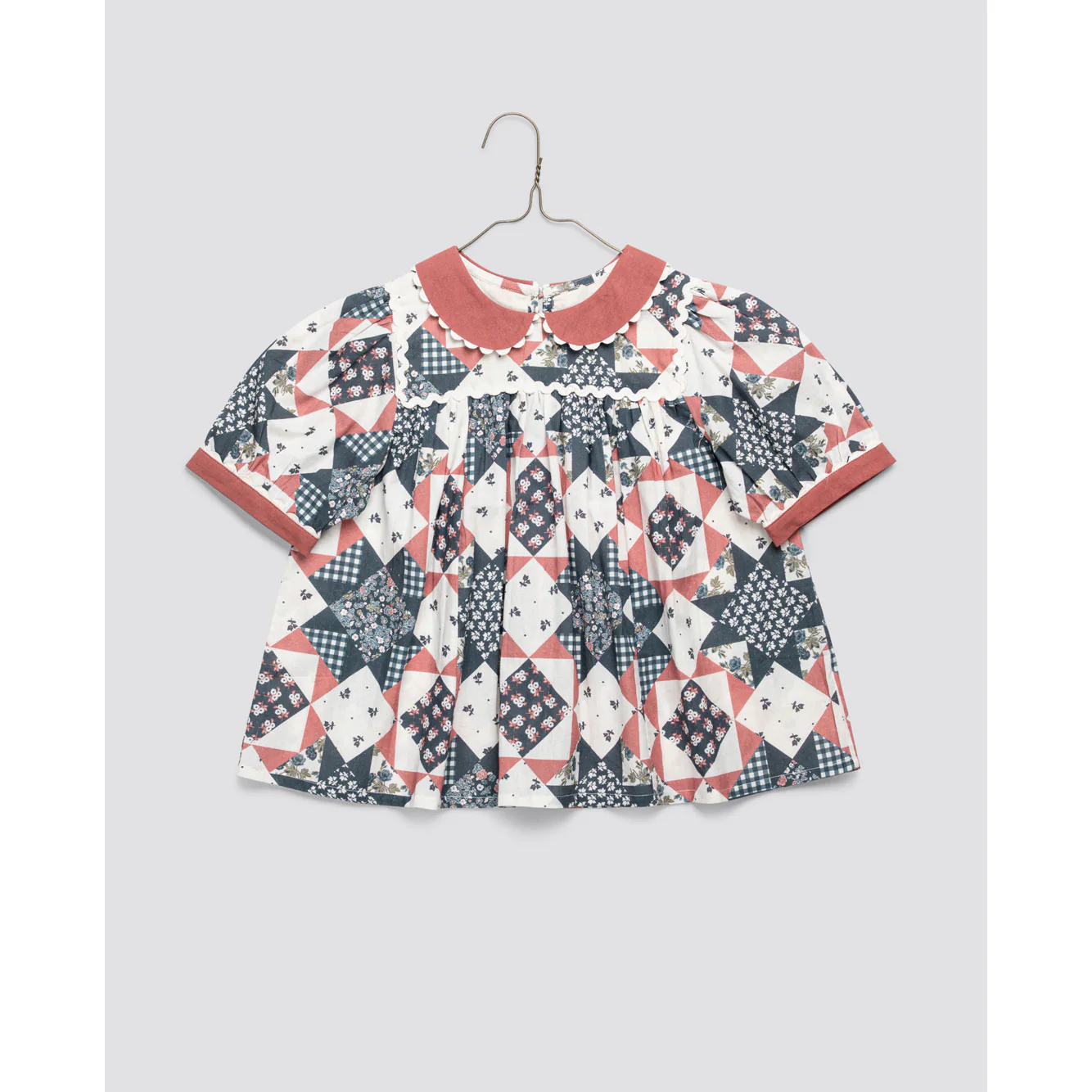 Little Cotton Clothes Patchwork Floral Juno Blouse