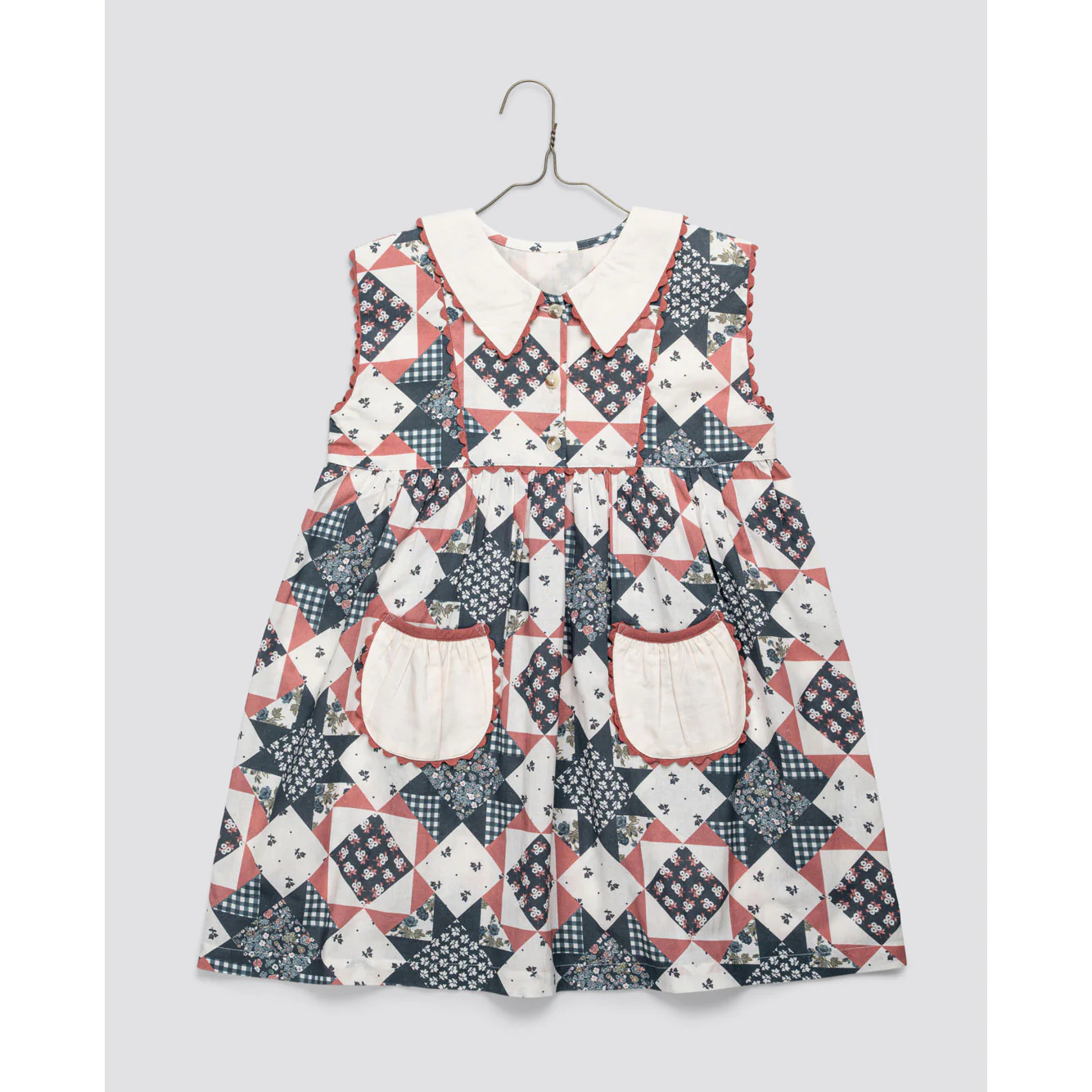 Little Cotton Clothes Patchwork Floral Olivia Dress