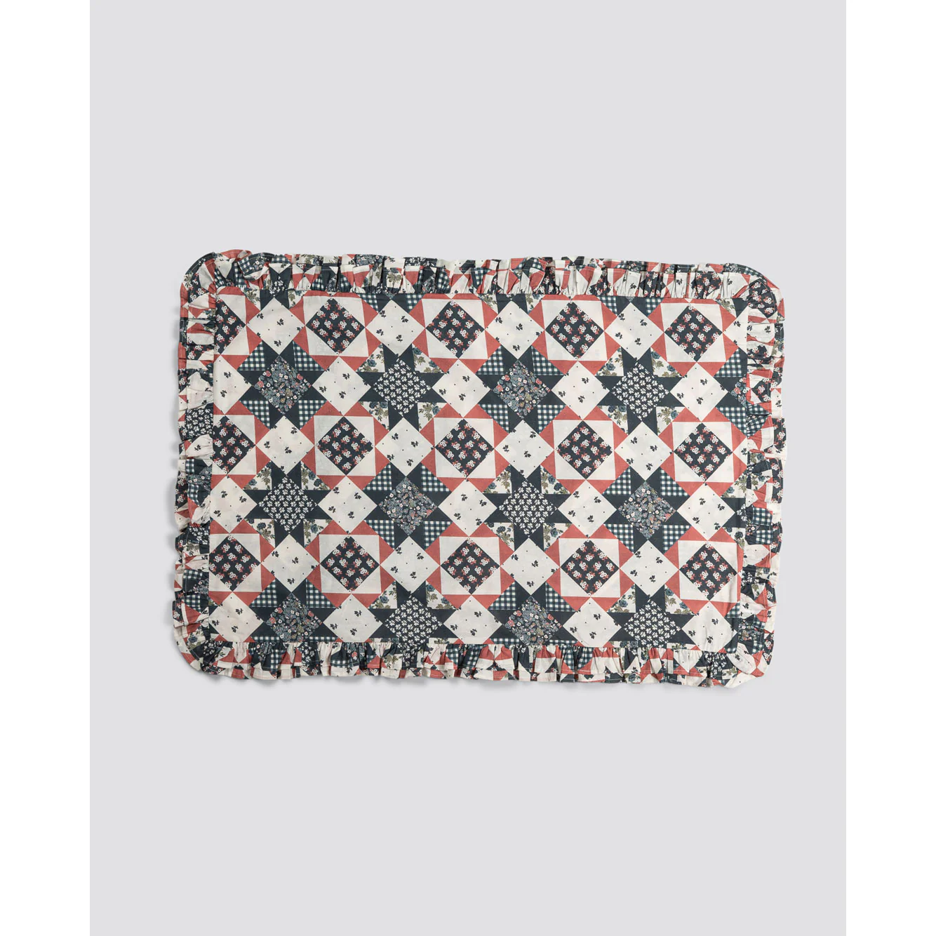 Little Cotton Clothes Patchwork Floral Pillowcase