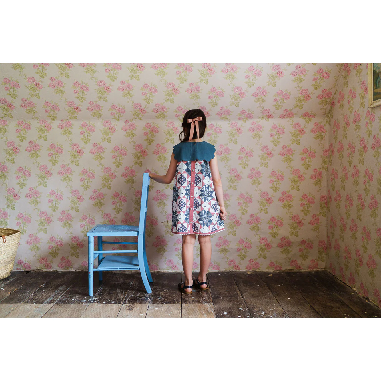 Little Cotton Clothes Pier Blue Scalloped Collar - Image 3