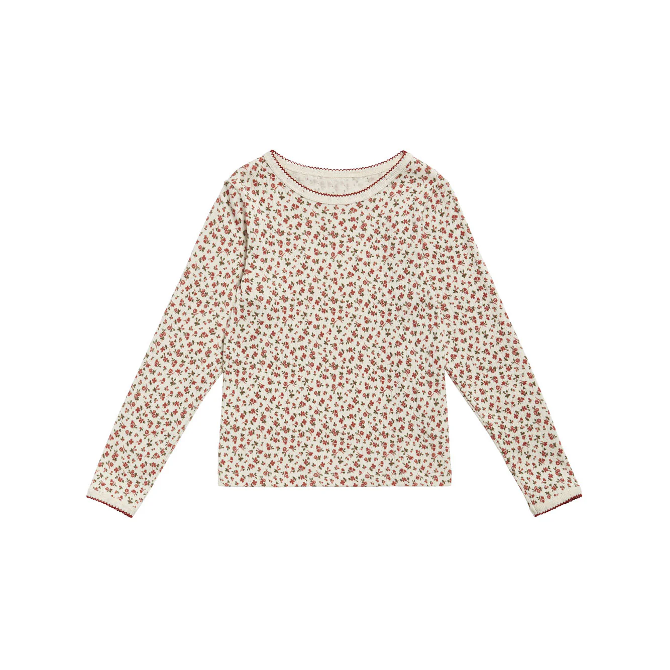 Little Cotton Clothes Posy Floral Pointelle Pyjamas - Image 2