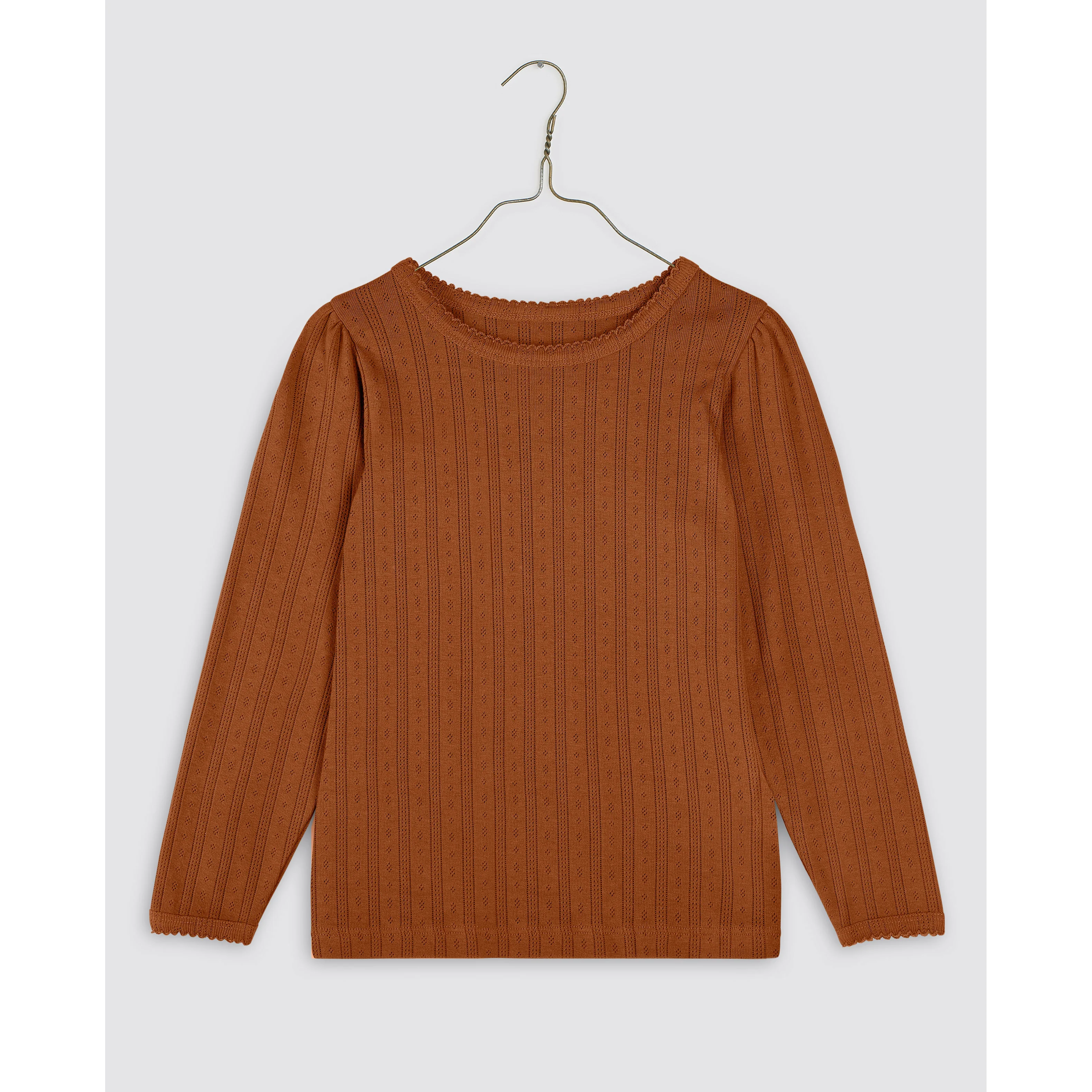 Little Cotton Clothes Russet Pointelle Tee
