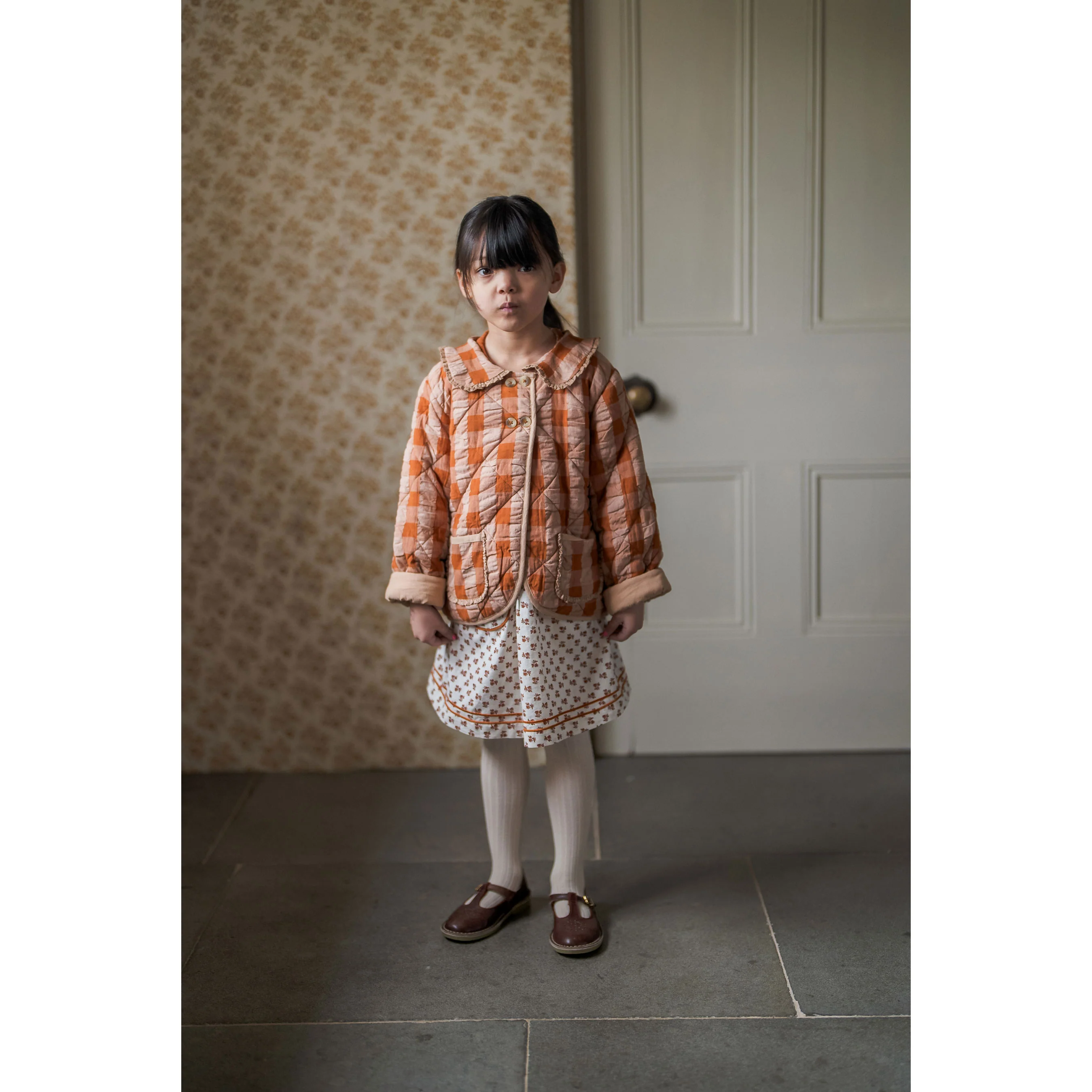 Little Cotton Clothes Seersucker Gingham Freya Jacket - Image 2