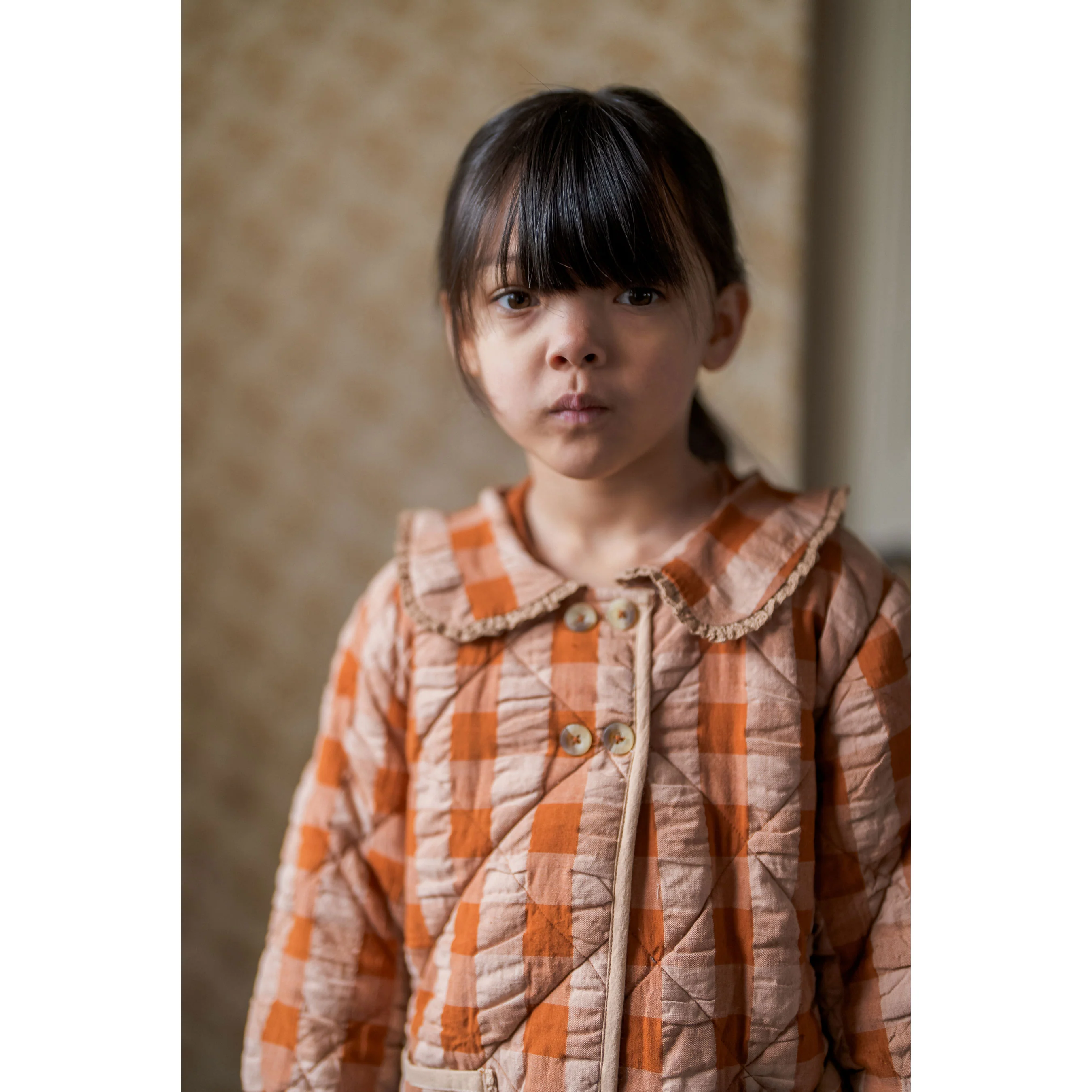 Little Cotton Clothes Seersucker Gingham Freya Jacket - Image 3