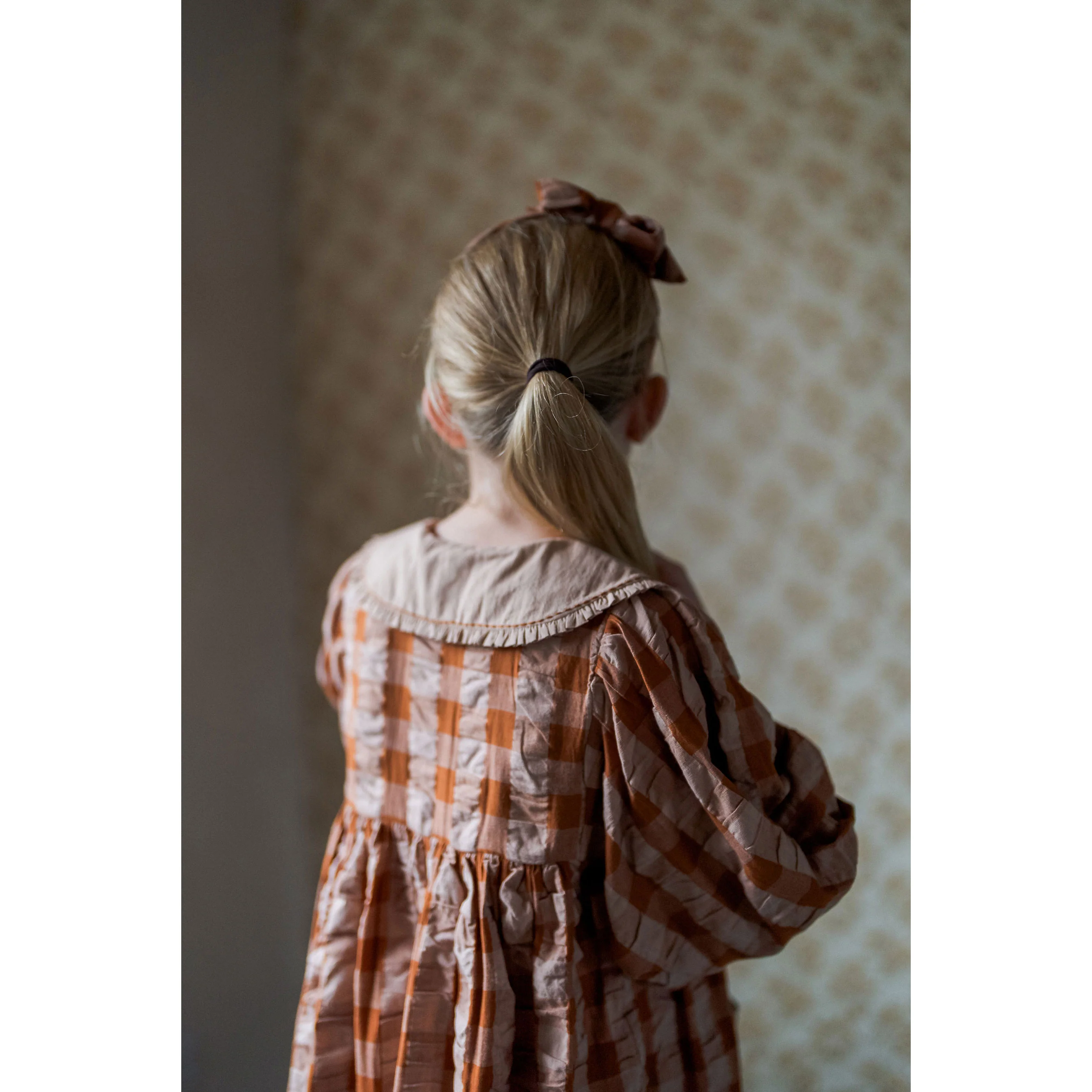 Little Cotton Clothes Seersucker Gingham Lottie Dress - Image 5