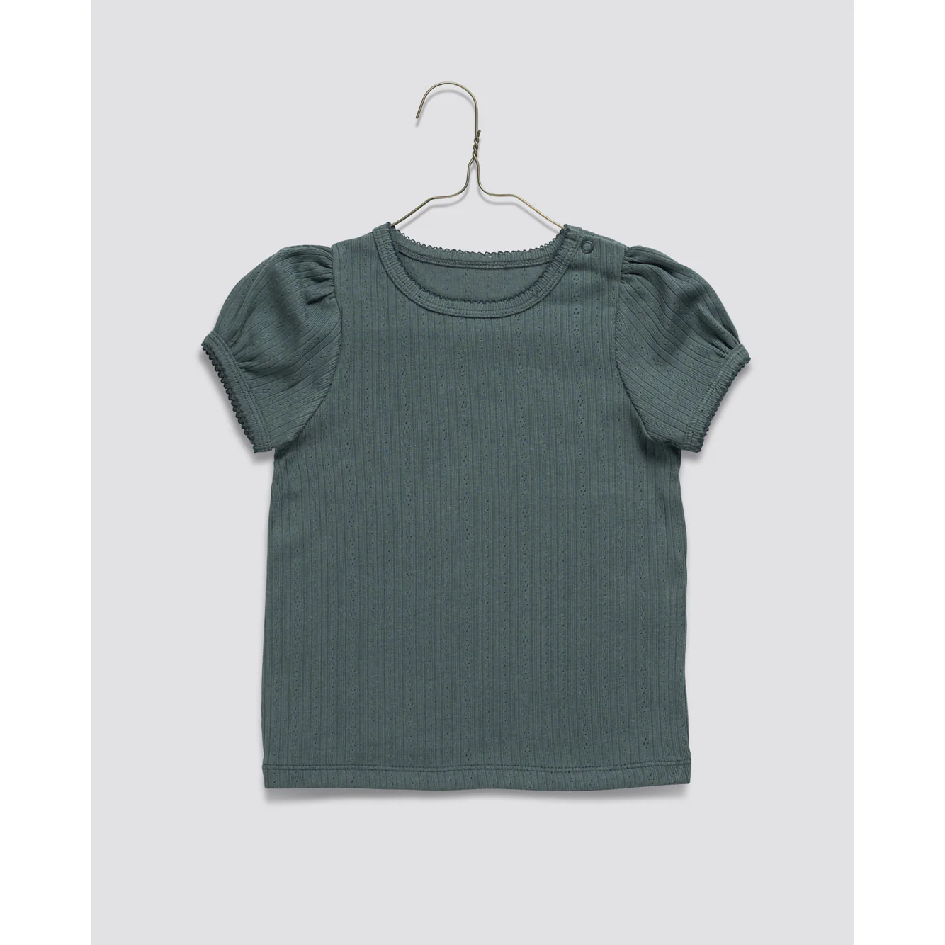 Little Cotton Clothes Storm Pointelle T-Shirt