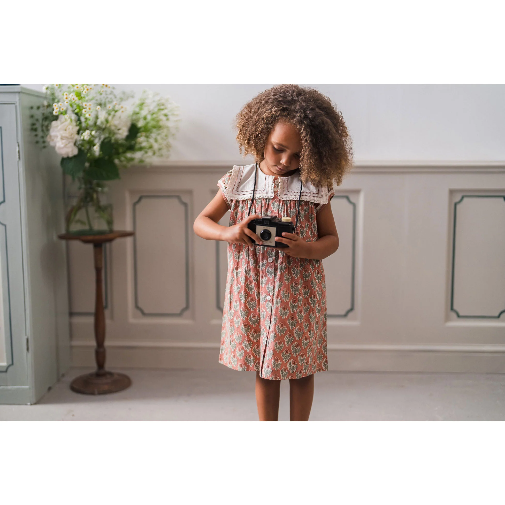 Little Cotton Clothes Summer Jam Floral Organic Nova Dress - Image 4