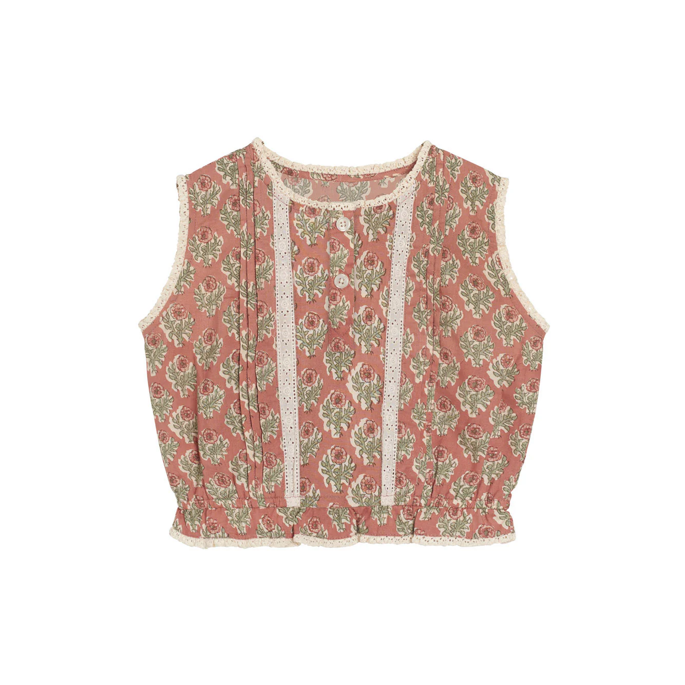 Little Cotton Clothes Summer Jam Floral Organic Pip Blouse
