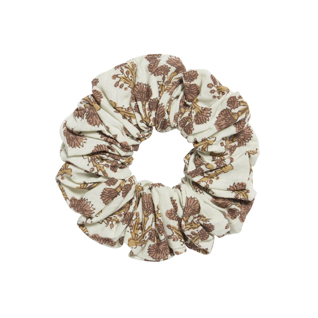 Little Cotton Clothes Tea Rose Jaipur Floral Scrunchie