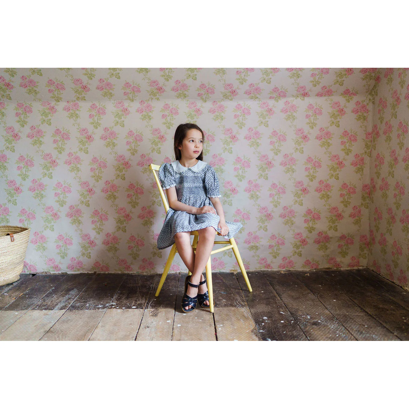 Little Cotton Clothes Tenby Floral Lulu Smocked Dress - Image 3