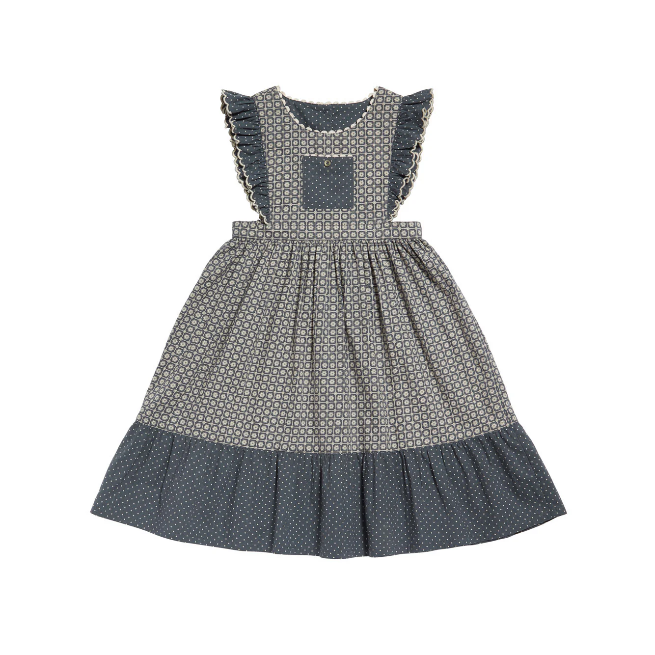 Little Cotton Clothes Tessera Floral Dorothea Pinafore