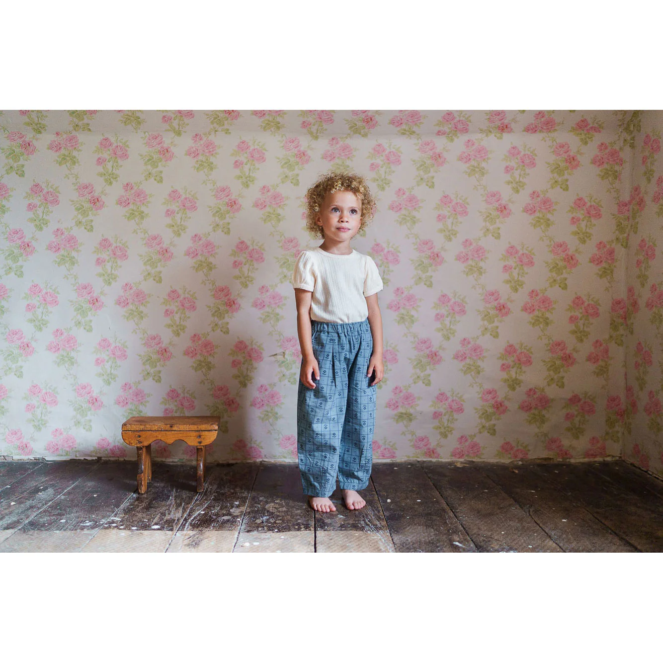 Little Cotton Clothes Thyme Floral Tilly Trousers - Image 2