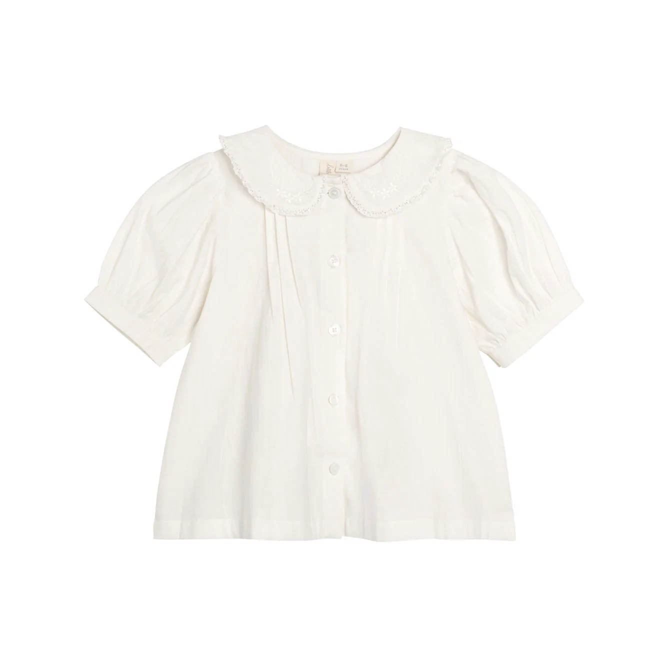 Little Cotton Clothes White Organic Gabriella Blouse