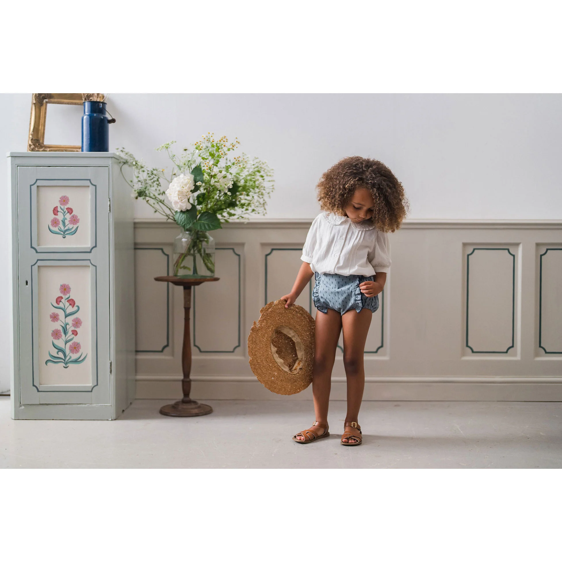 Little Cotton Clothes White Organic Gabriella Blouse - Image 2