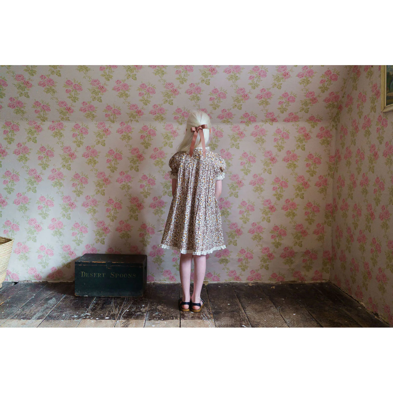Little Cotton Clothes Yarrow Floral Elizabeth Dress - Image 3