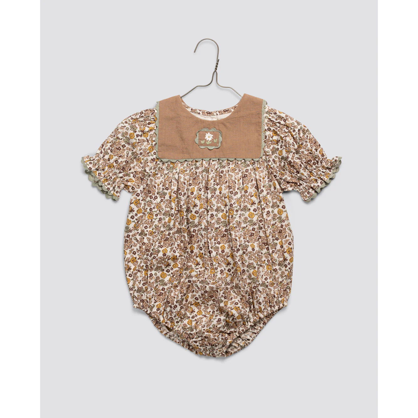 Little Cotton Clothes Yarrow Floral Emille Romper