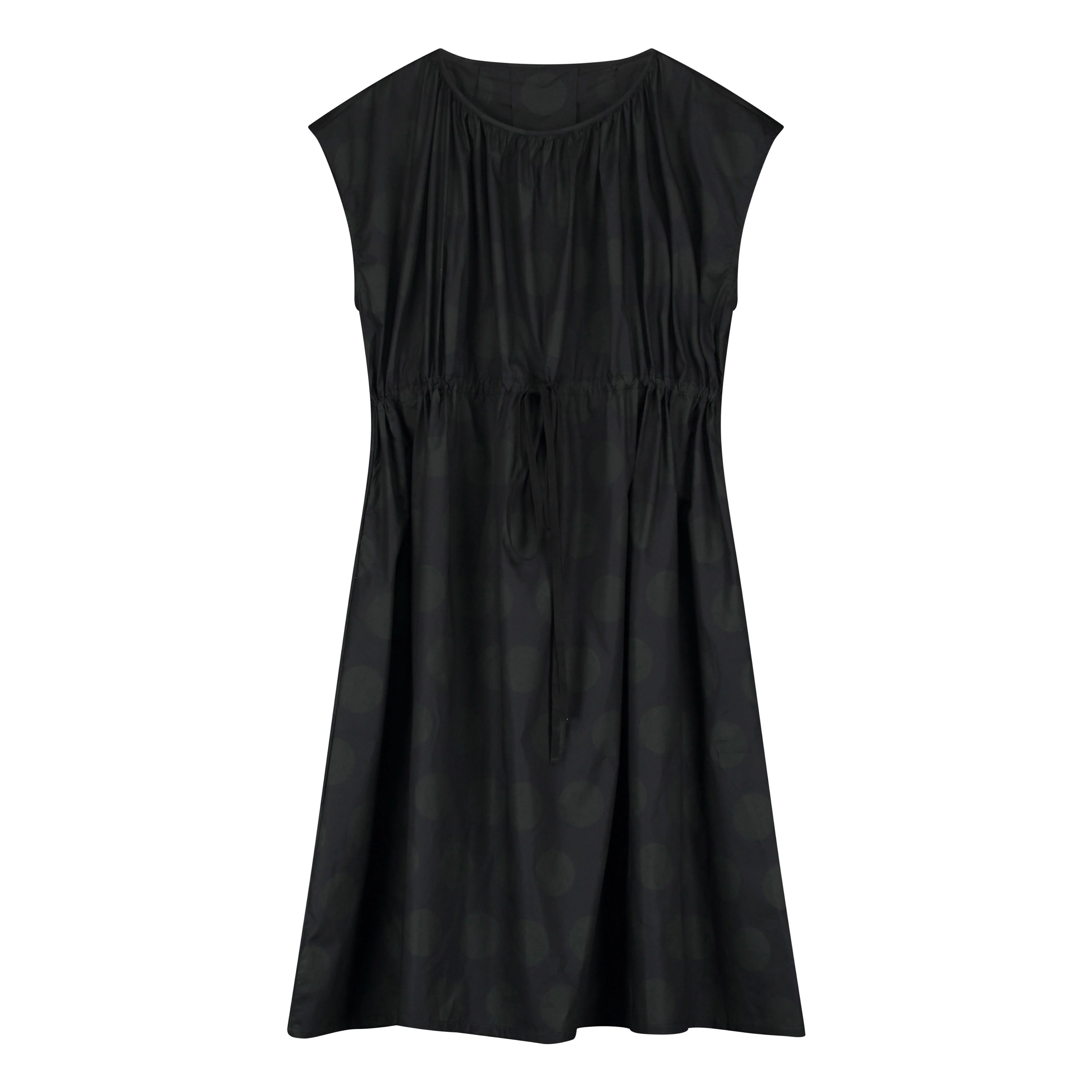 Little Creative Factory Black Dots Polka Dot Tunic Women Dress