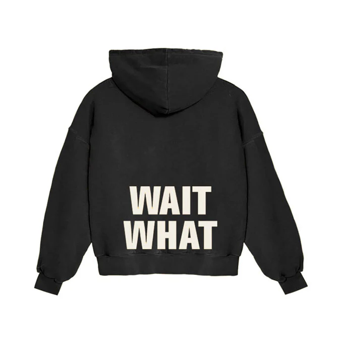 Little Creative Factory Black Monobloc Zip Hoodie - Image 2
