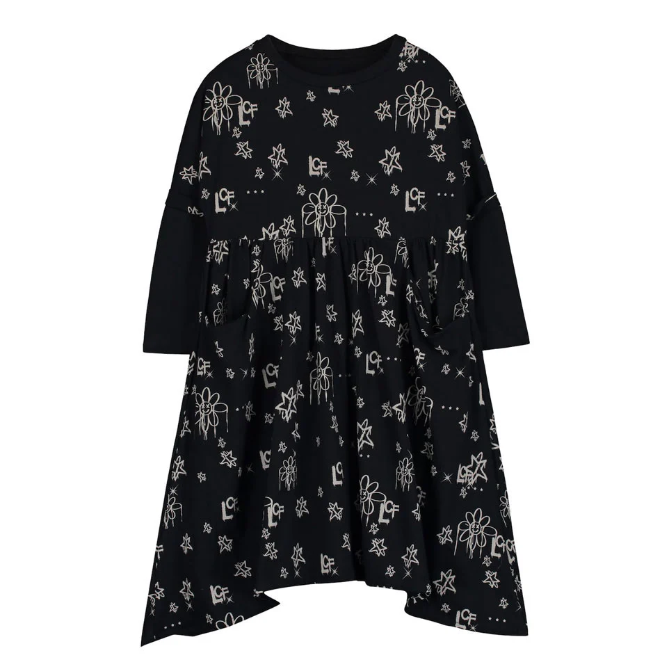 Little Creative Factory Black Soft Smile Dress